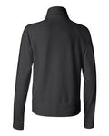 Women's Cotton Spandex Cadet Jacket - Black