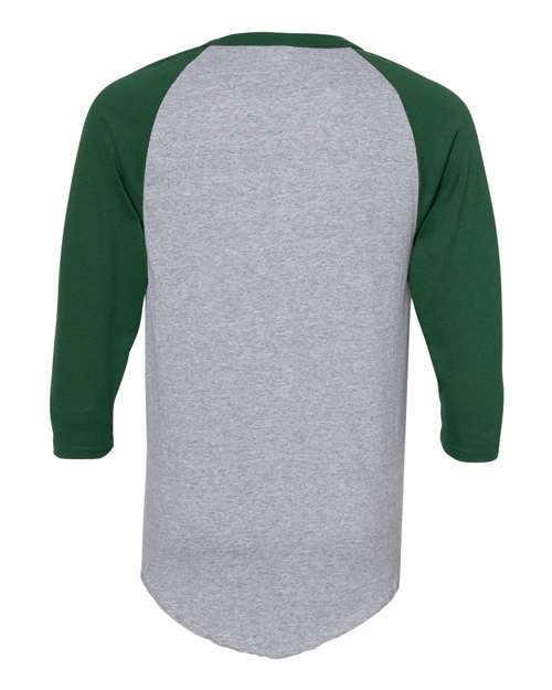 Augusta Sportswear 4420 Athletic Heather/ Dark Green — back