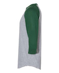 Augusta Sportswear 4420 Athletic Heather/ Dark Green — direct side