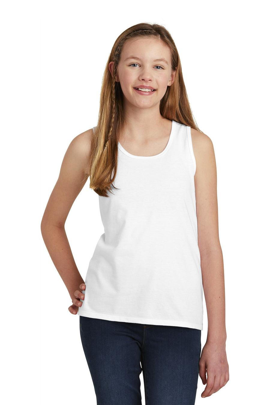 Girls' V.I.T. Tank - White