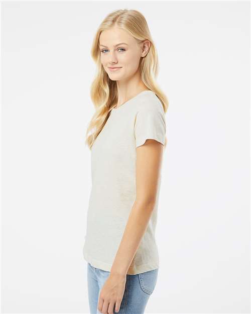 LAT 3516 Natural Heather — on model side