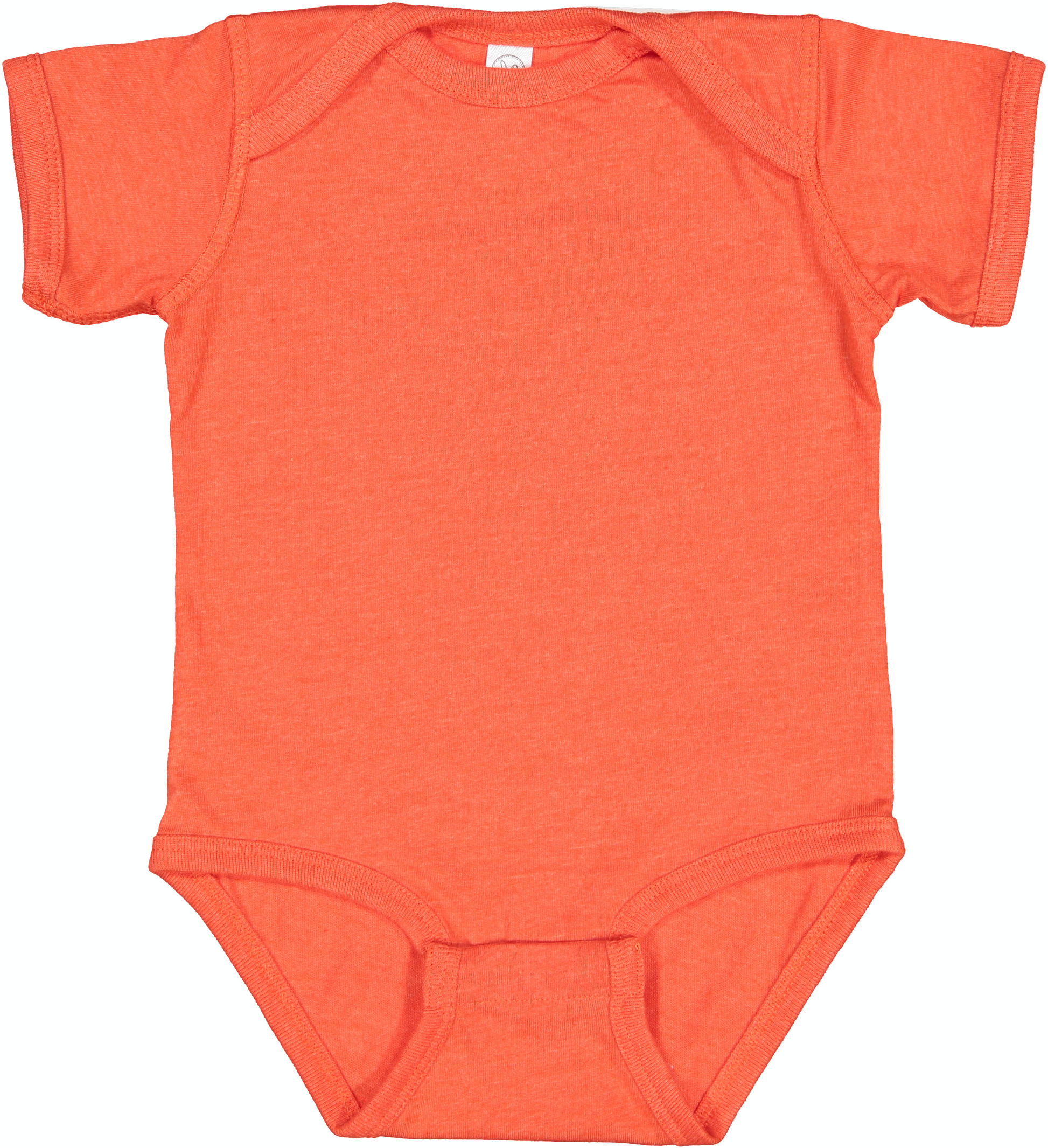 Infant Fine Jersey Bodysuit - Vintage Orange