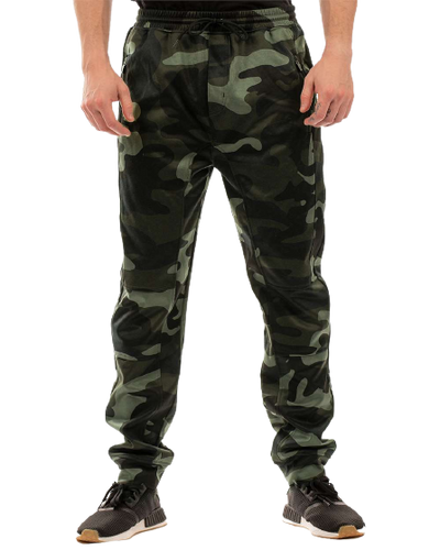 Unisex Heather Performance Jogger Pant - Green Camo