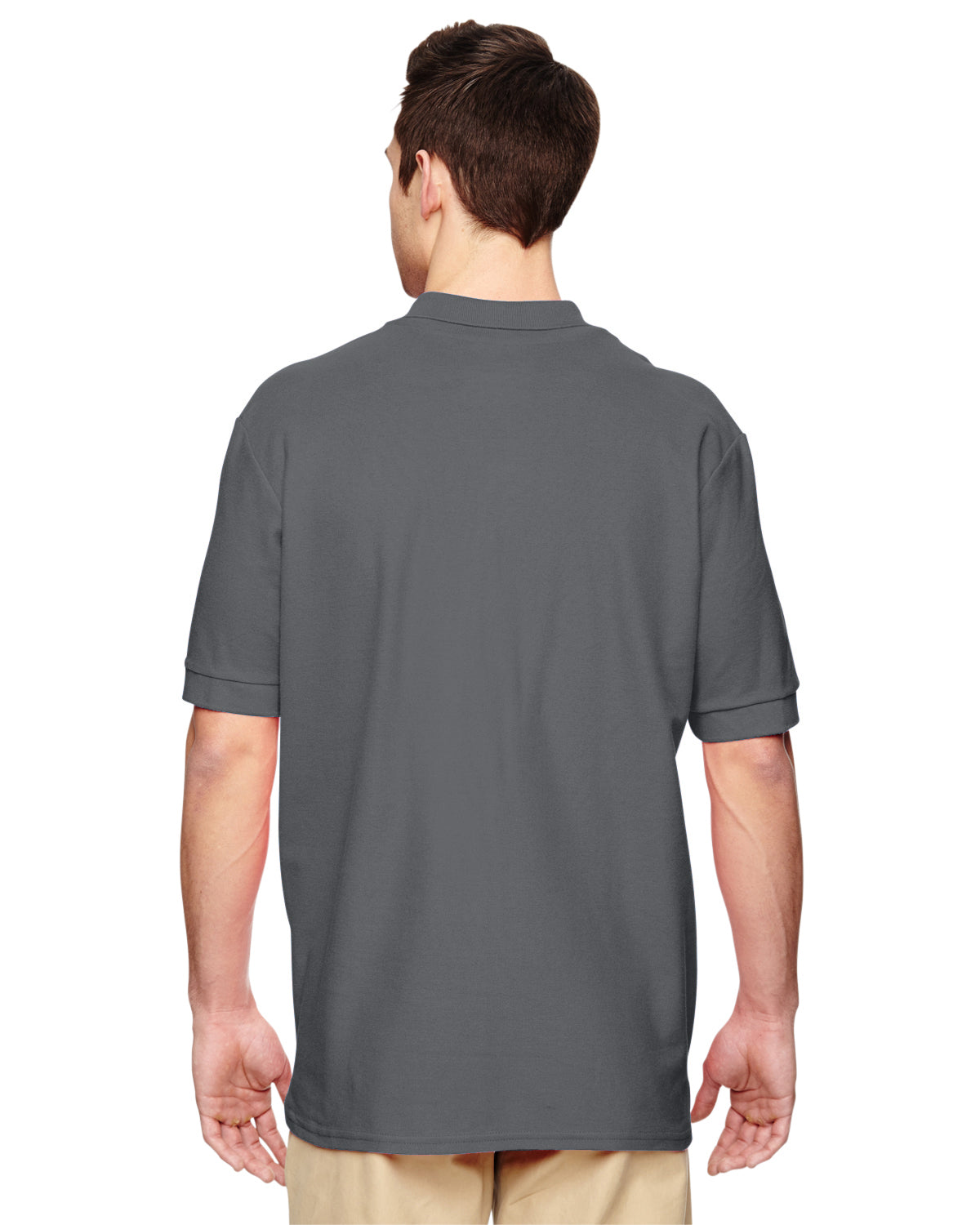 Unisex Premium Cotton®  Double Piqué Polo - Charcoal