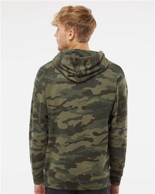 Independent Trading Co. SS4500 Forest Camo — on model back
