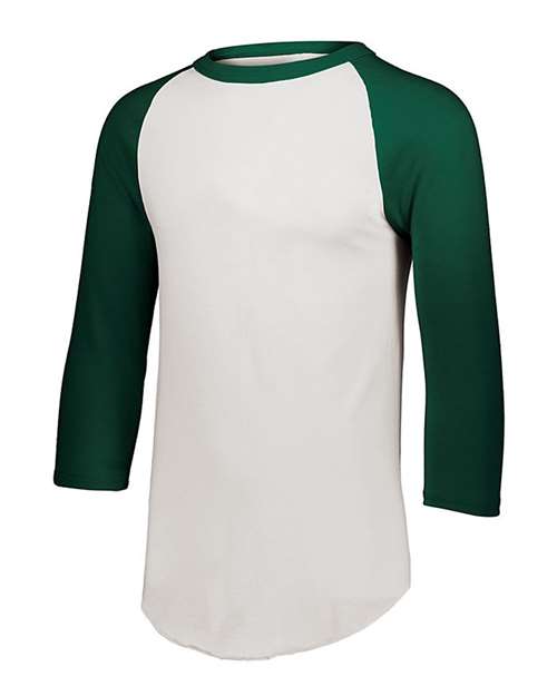 Augusta Sportswear 4421 White/ Dark Green — front