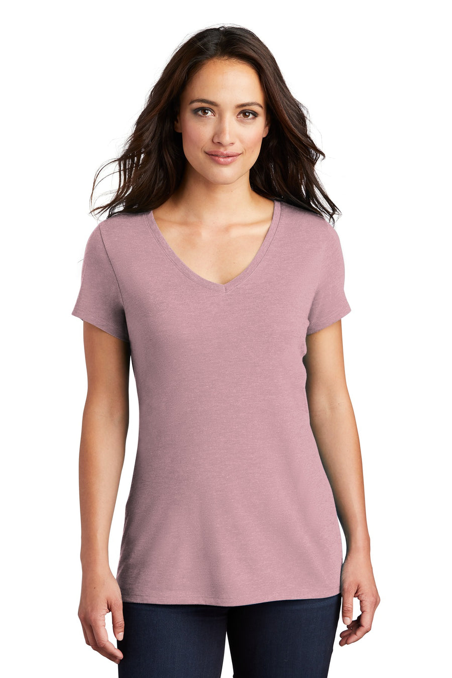 Women's Perfect Tri V-Neck Tee - Heather Lavender