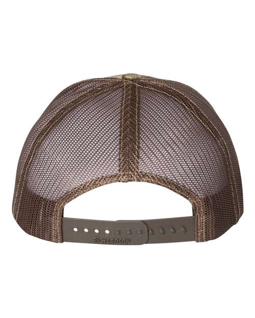 Richardson 112P Realtree Edge/ Brown — back