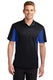Sport-Tek ST655 - Men's Side Blocked Micropique Sport-Wick Polo - Black / True Royal