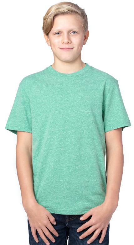 Youth Triblend T-Shirt - Green Triblend