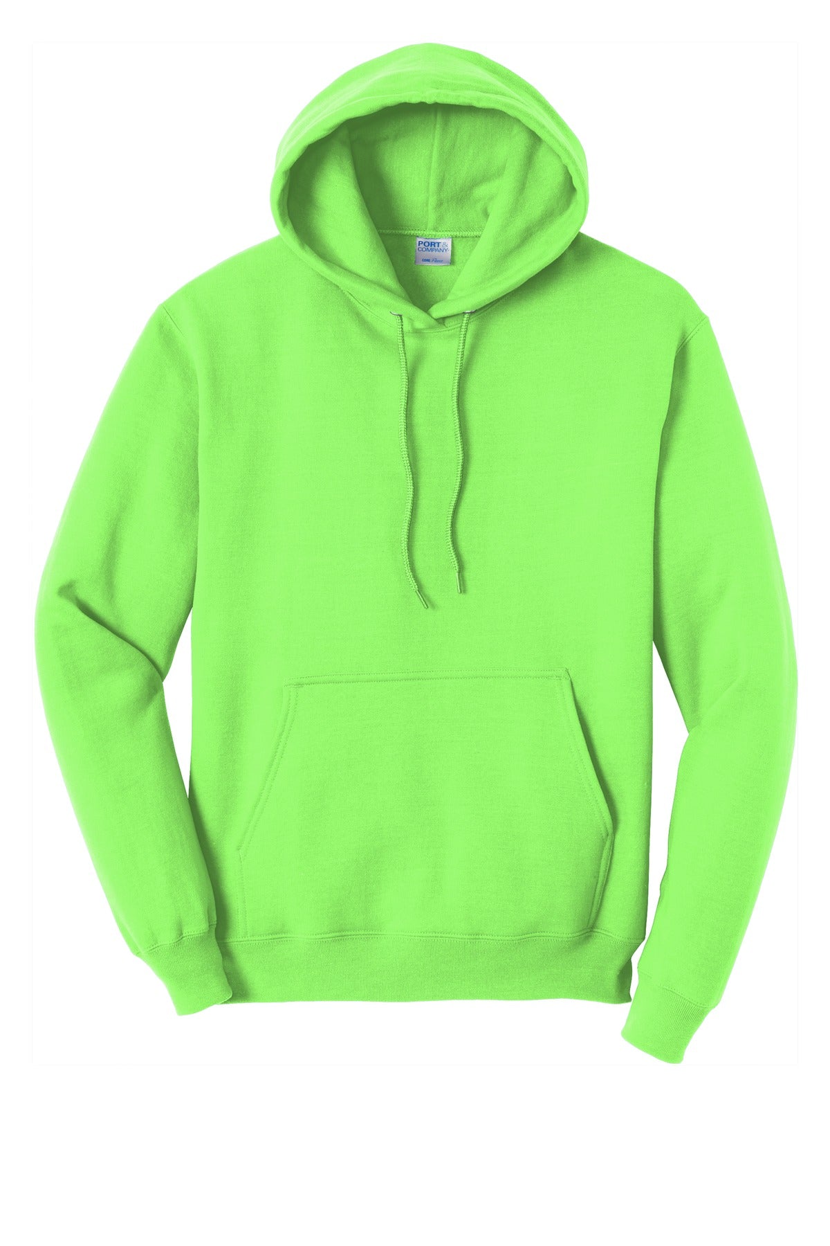 Unisex Core Fleece Pullover Hoodie - Neon Green