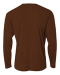 Men's Cooling Performance Long Sleeve T-Shirt - Brown