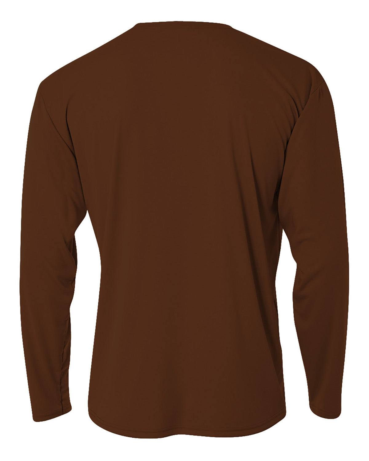 Men's Cooling Performance Long Sleeve T-Shirt - Brown