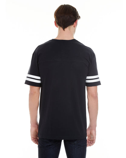 Men's Football T-Shirt - Black / White