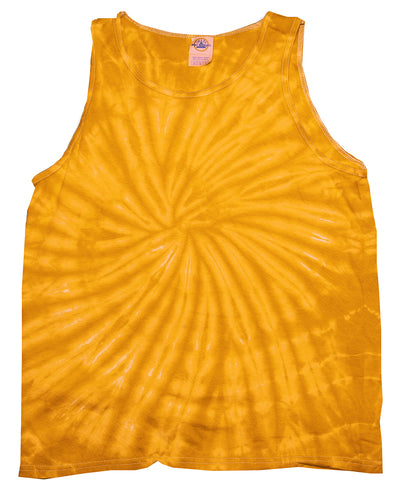 Unisex 100% Cotton Tank Top - Spider Gold