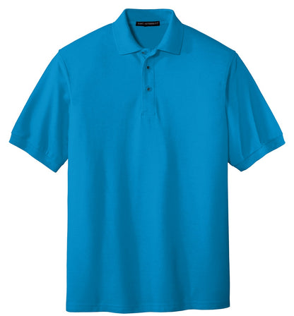 Unisex Silk Touch Polo - Turquoise