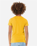 BELLA + CANVAS 3413Y Yellow Gold Triblend — on model back