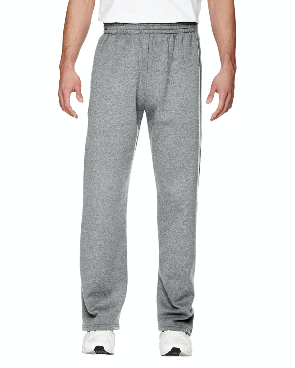 Unisex SofSpun® Open-Bottom Pocket Sweatpants - Athletic Heather