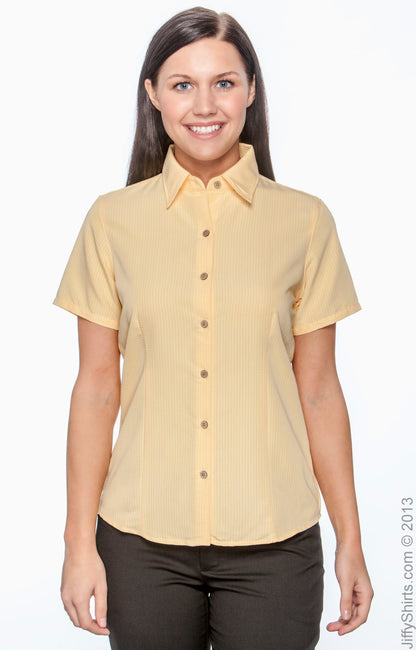 Women's Barbados Textured Camp Shirt - Pineapple
