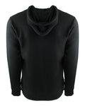 Unisex French Terry Zip Hoodie - Black / Black