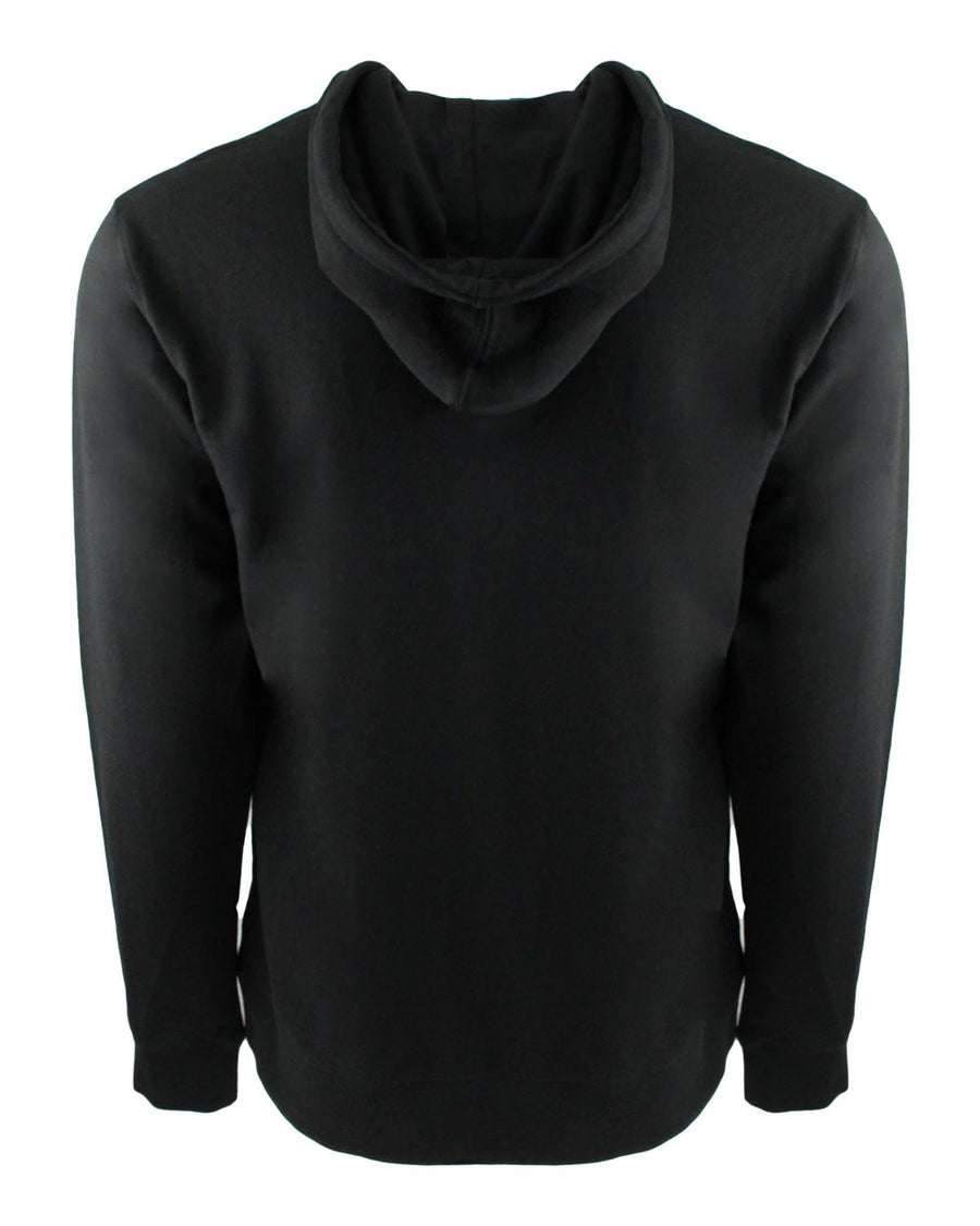 Unisex French Terry Zip Hoodie - Black / Black