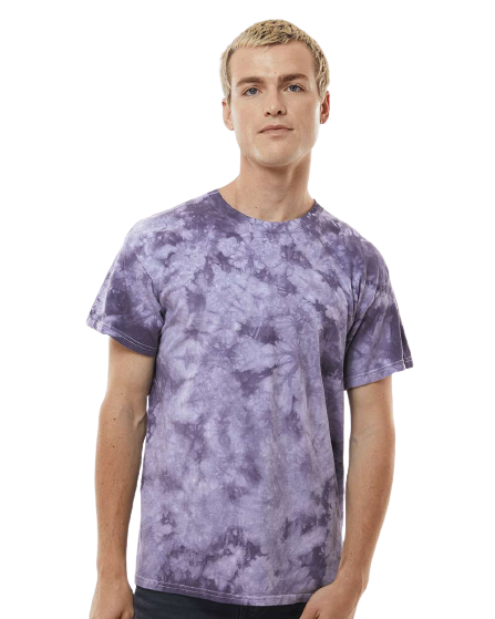 Crystal Tie Dye T-Shirt - Blackberry