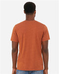 BELLA + CANVAS 3001CVC Heather Autumn — on model back