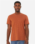 BELLA + CANVAS 3001CVC Heather Autumn — on model front