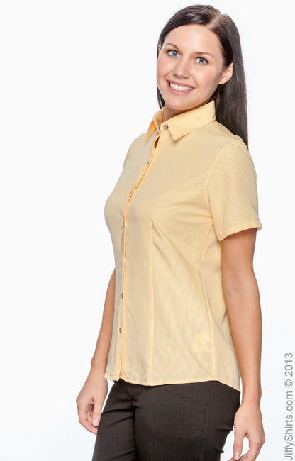 Women's Barbados Textured Camp Shirt - Pineapple