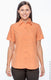 Harriton M560W - Women's Barbados Textured Camp Shirt - Nectarine