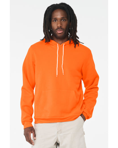 Unisex Sponge Fleece Pullover Hoodie - Orange