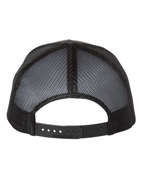 Richardson 112FP Charcoal/ Black — back