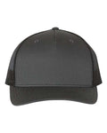 Richardson 112FP Charcoal/ Black — front