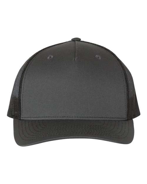 Richardson 112FP Charcoal/ Black — front