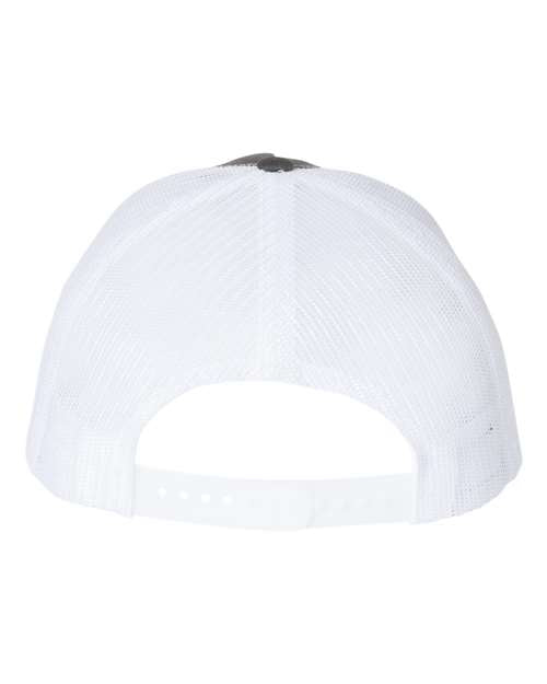 Richardson 112FP Charcoal/ White — back