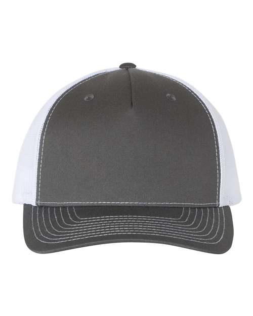 Richardson 112FP Charcoal/ White — front