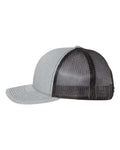 Richardson 112FP Heather Grey/ Black — direct side