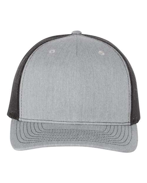 Richardson 112FP Heather Grey/ Black — front