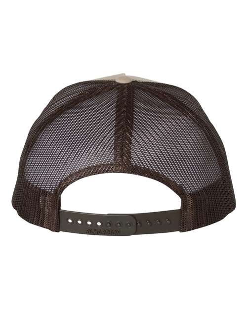 Richardson 112FP Khaki/ Coffee — back