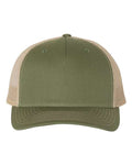 Richardson 112FP Army Olive Green/ Tan — front