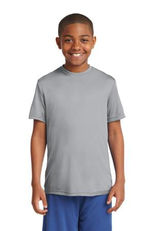Youth PosiCharge Competitor Tee - Silver