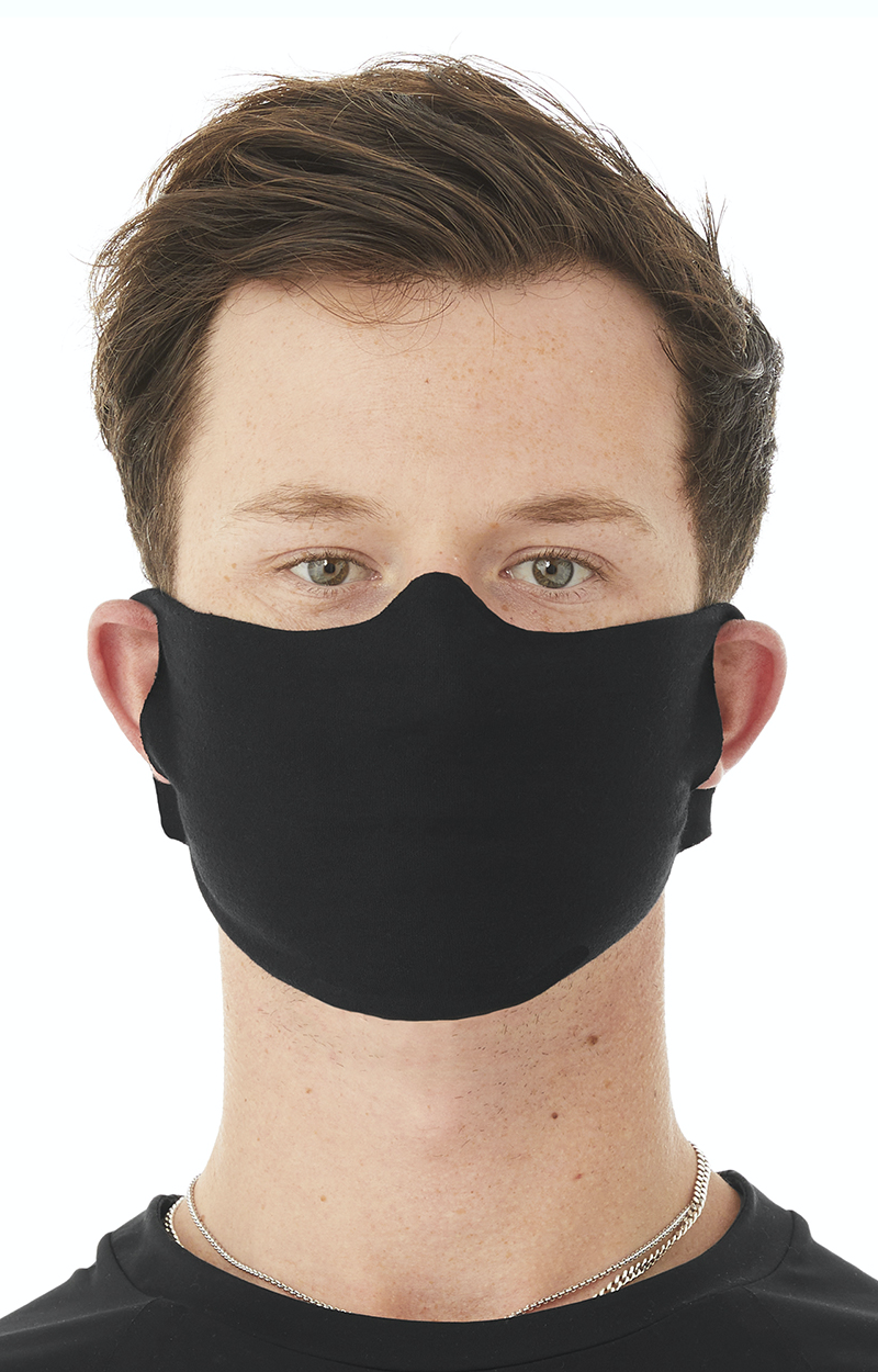 120 Pack - 100% Cotton Disposable Single Layer Light Cloth Face Cover - Black
