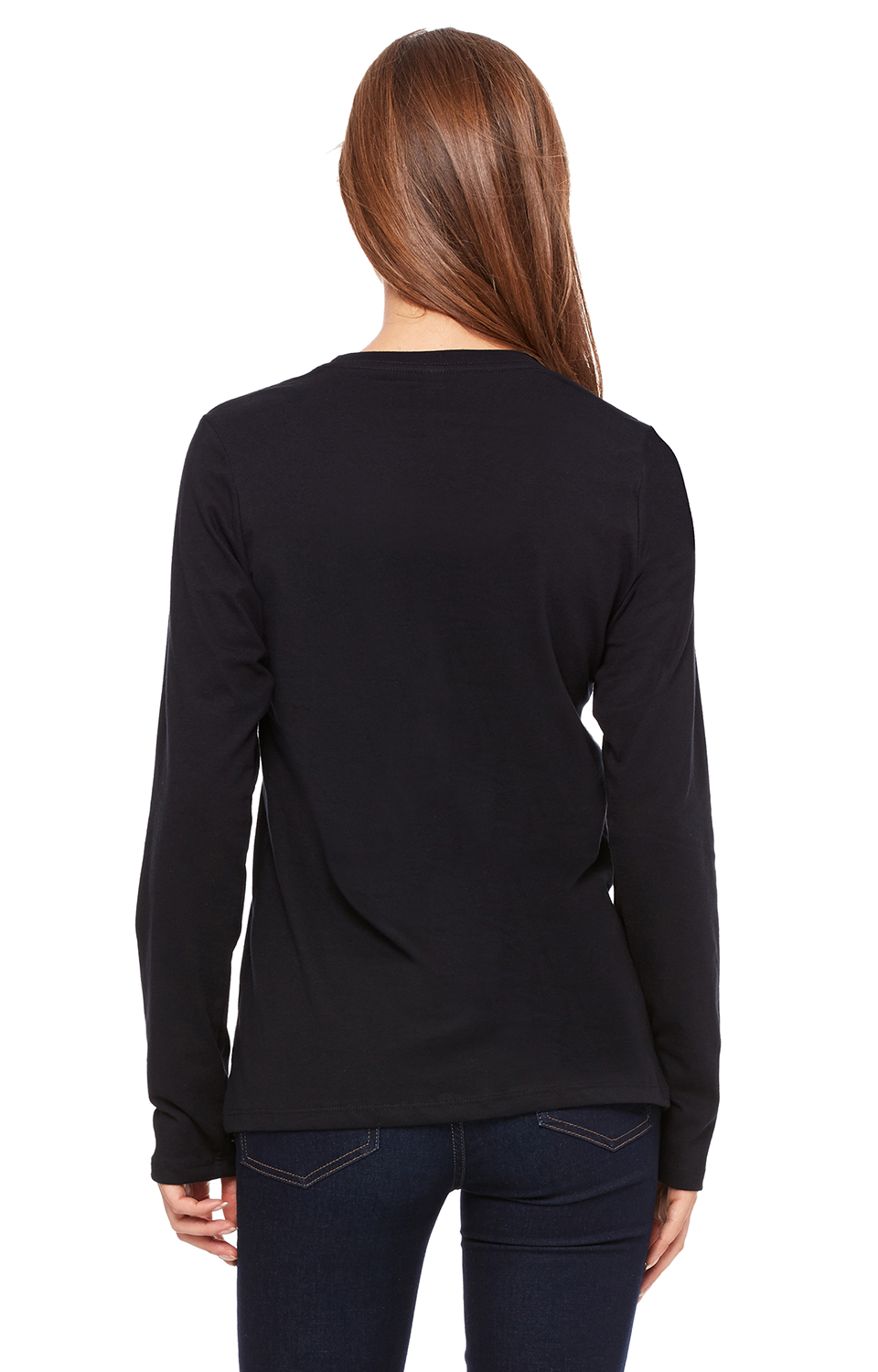 Women's Relaxed Jersey Long-Sleeve T-Shirt - Black
