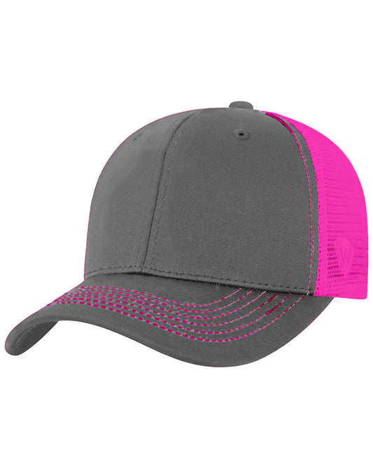 Unisex Ranger Cap - Charcoal / Neon Pink