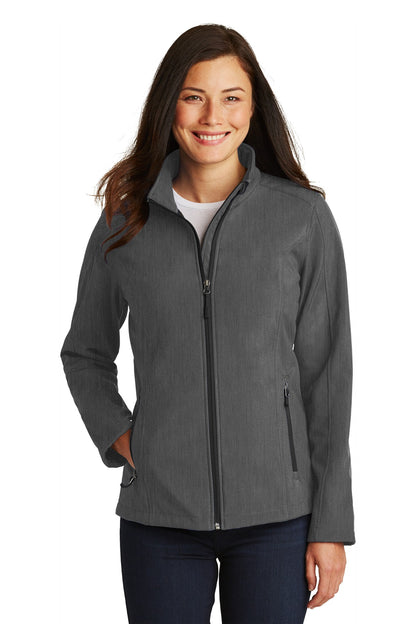 Women's Core Soft Shell Jacket - Black Charcoal Heather
