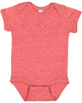 Infant Harborside Melange Bodysuit - Red Melange