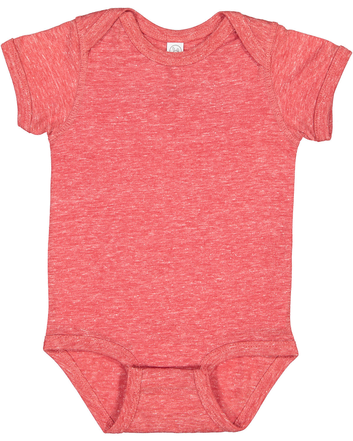 Infant Harborside Melange Bodysuit - Red Melange