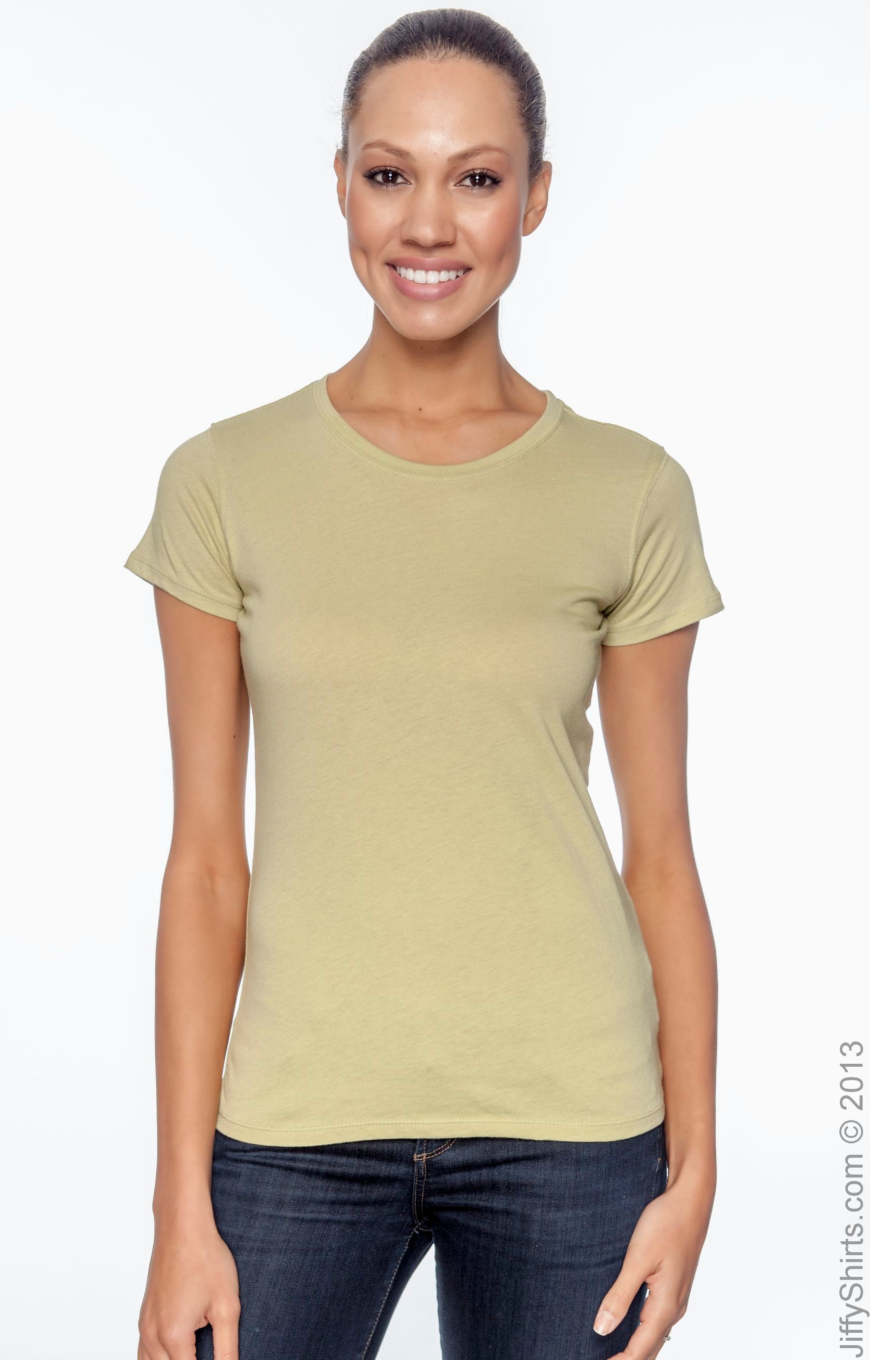 Women's 100% Organic Cotton Classic Short-Sleeve T-Shirt - Wasabi