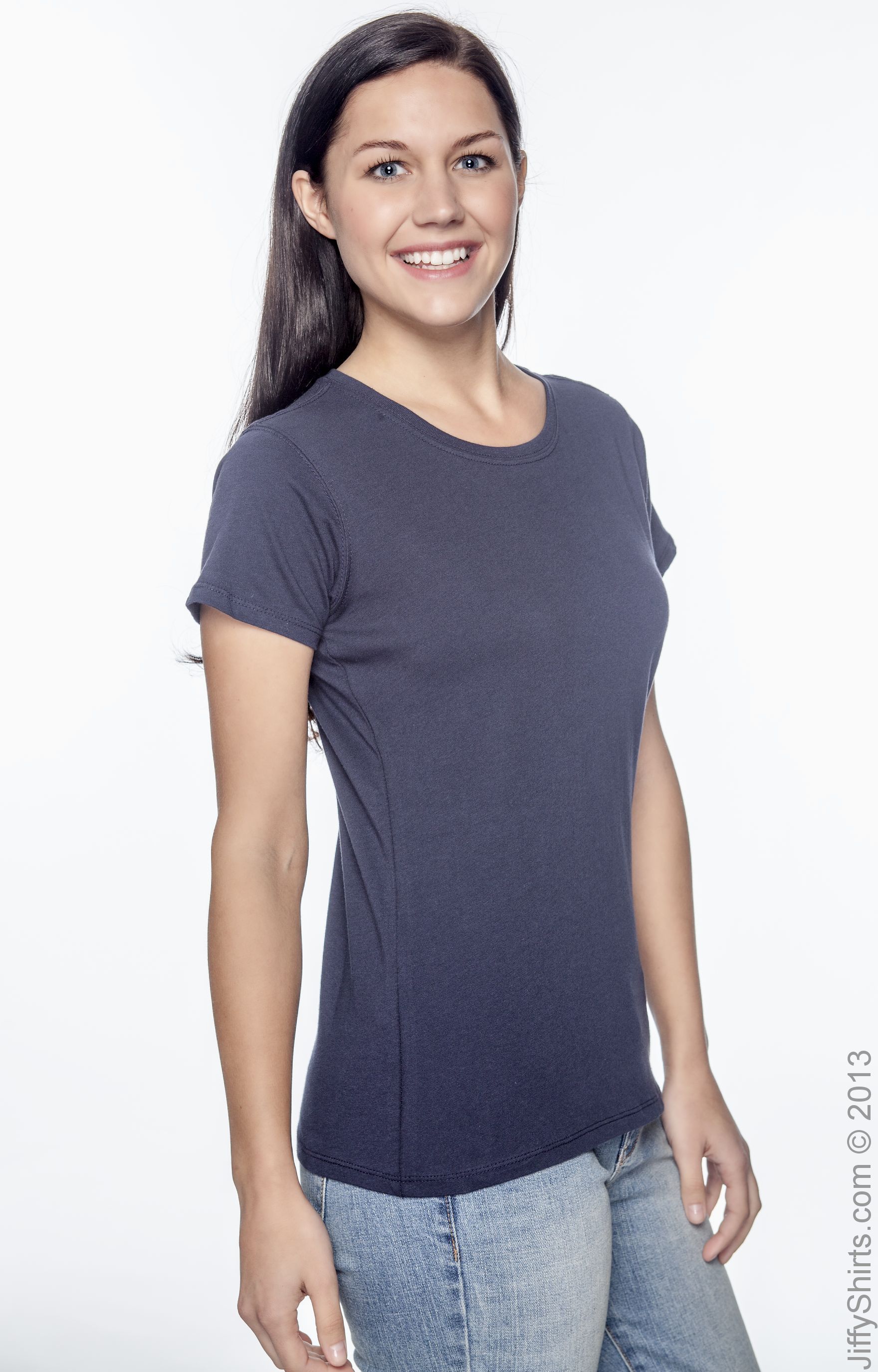 Women's 100% Organic Cotton Classic Short-Sleeve T-Shirt - Navy