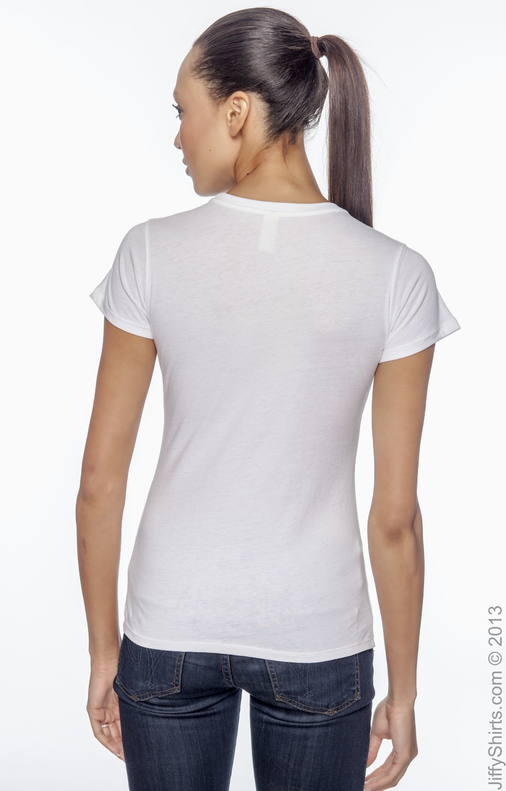 Women's 100% Organic Cotton Classic Short-Sleeve T-Shirt - White